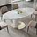 Marble Top Oval Dining Table