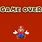 Mario Game Over Screen