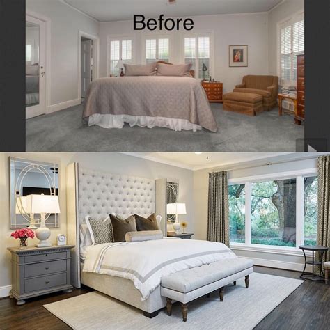 Master Bedroom Before and After