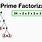 Math Prime Factorization