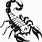 Metal Scorpion Drawing