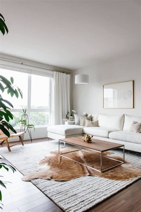 Mid Century Modern Minimalist Living Room
