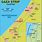 Middle East Map Gaza Strip
