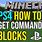 Minecraft PS4 Command Block