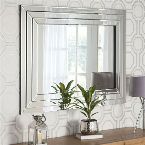 Mirror with Mirrored Frame