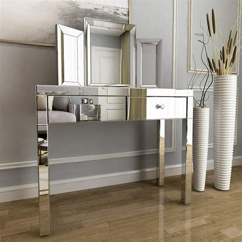 Mirrored Vanity with Drawers