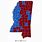 Mississippi 2020 Election Map