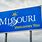 Missouri. Welcome Sign