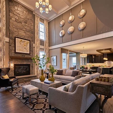 Model Home Living Rooms Decorating Ideas