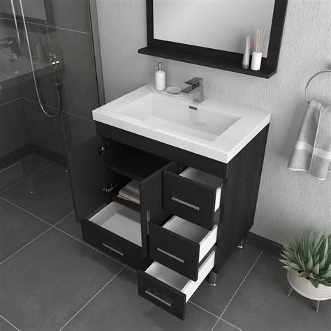 Modern Black Bathroom Vanity