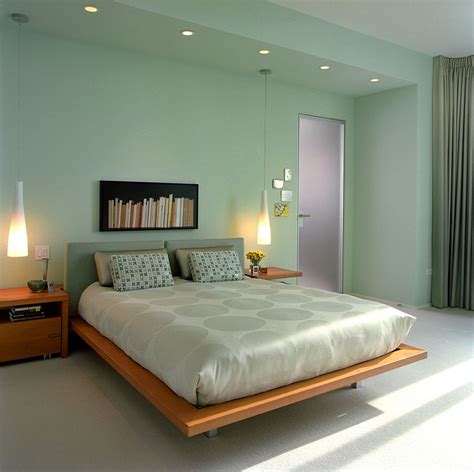 Modern Green Bedroom