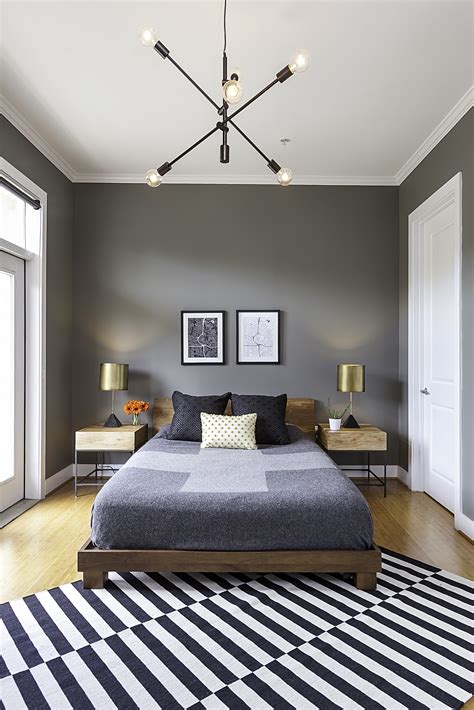 Modern Grey Bedroom
