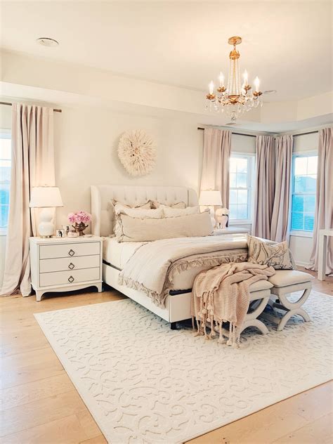 Modern Romantic Master Bedroom