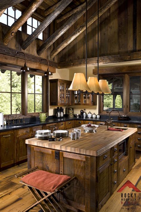 Modern Rustic Cabin Kitchen