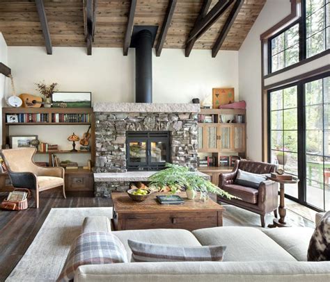 Modern Rustic Living Room Interior Design