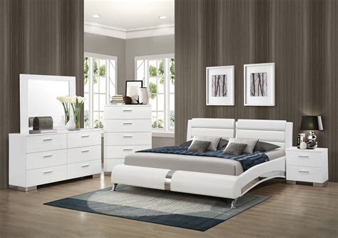 Modern White Bedroom Set