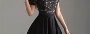 Modest Black Prom Dresses