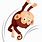 Monkey Jump Cartoon