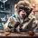 Monkey in Lab Coat