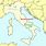 Monte Cassino Italy Map