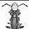 Motorcycle Front View Clip Art