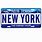 NY State License Plate