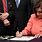 Nancy Pelosi Signing Letters of Impeachment