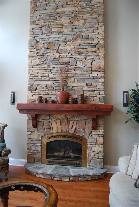 Natural Stone Fireplace Designs