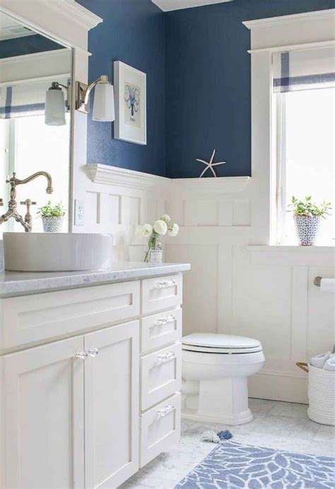 Navy Blue Bathroom Decorating Ideas