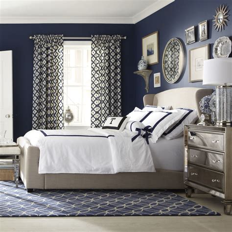 Navy Blue Bedroom