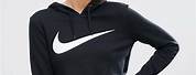 Nike Black Crop Sweatshirt