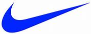Nike Logo Design Blue