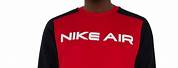 Nike Men Air Crew Neck Red