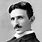 Nikola Tesla Thinking