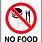 No Food No Drink Sign