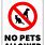 No Pets Allowed Sign Printable