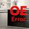 OE Error LG Dishwasher