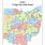 Ohio County Map by Zip Code