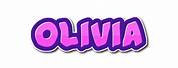 Olivia Name Logo PNG