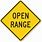 Open Range Sign
