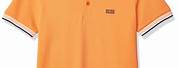Orange Hugo Boss Polo Shirt