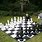 Outdoor Garden Chess Sets