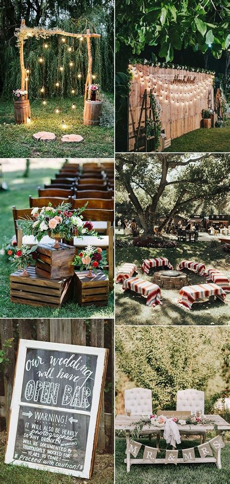 Outdoor Wedding Ideas On a Budget