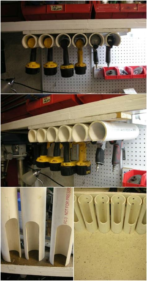 PVC Pipe Tool Storage Ideas
