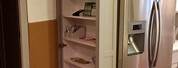 Pantry Cabinet Next to Fridge