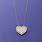 Pave Diamond Heart Pendant Necklace
