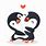 Penguin Love Cartoon