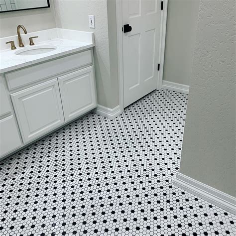 Penny Tile Bathroom Floor
