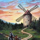 Picasso Don Quixote Windmill