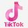 Pink Aesthetic Tik Tok Logo